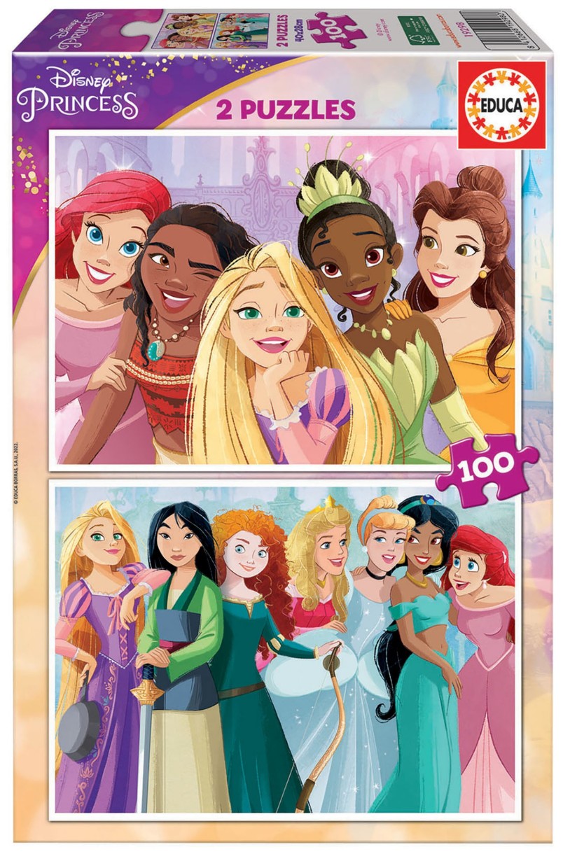 Puzzle Educa 2in1 Disney Princess (19298)