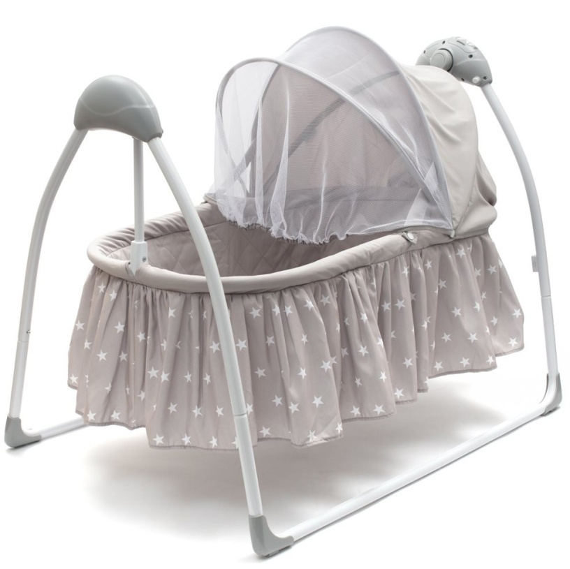 Колыбель New Baby Swingy G239 Grey Stars (46558)