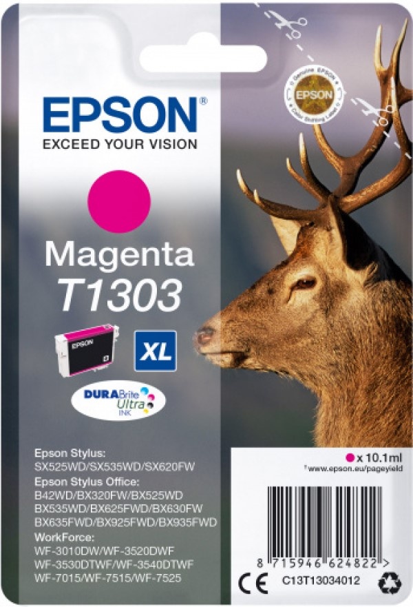 Cartuș Epson T1303 Magenta (C13T13034012)