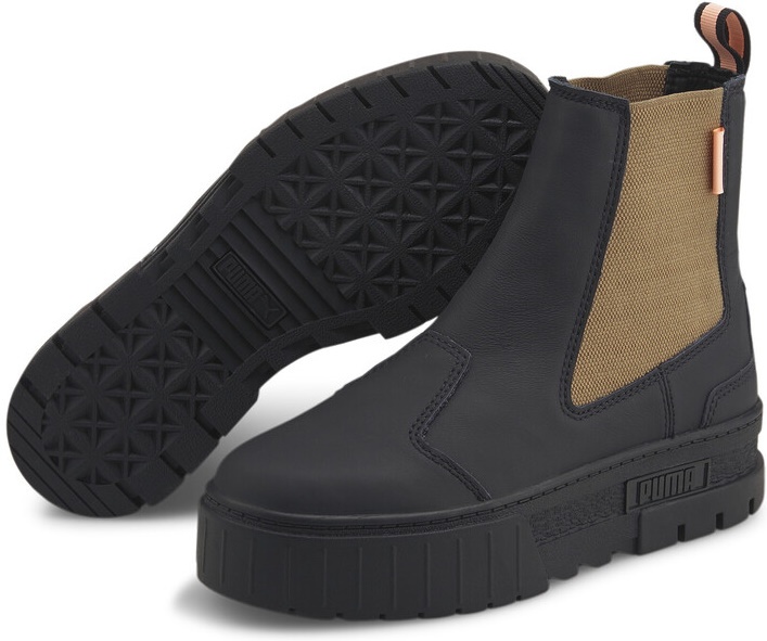 Bocanci pentru damă Puma Mayze Chelsea Pop Wns Puma Black/Tiger s Eye 41