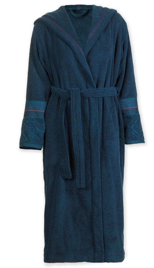 Банный халат Pip Studio Soft Zellige Dark Blue M