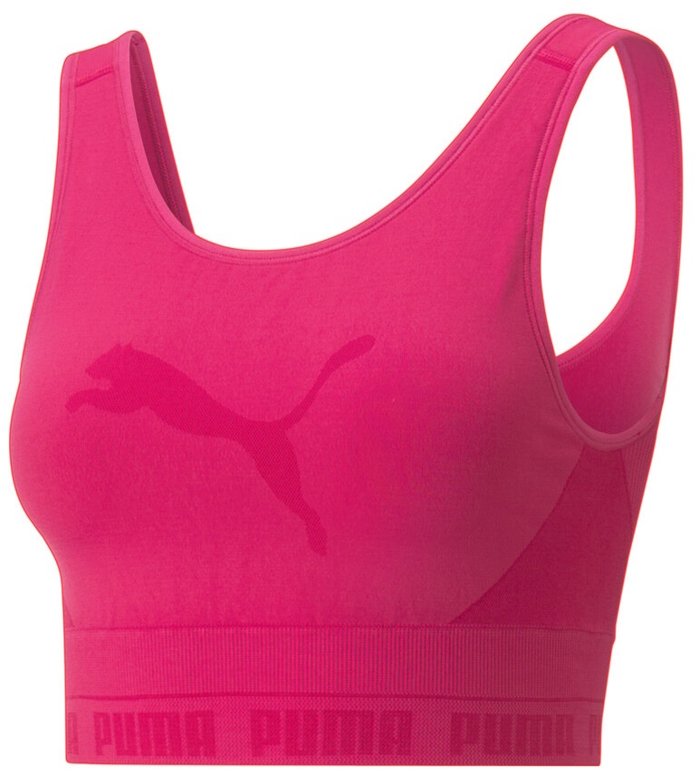 Bustieră Puma Evoknit Crop Top Orchid Shadow L