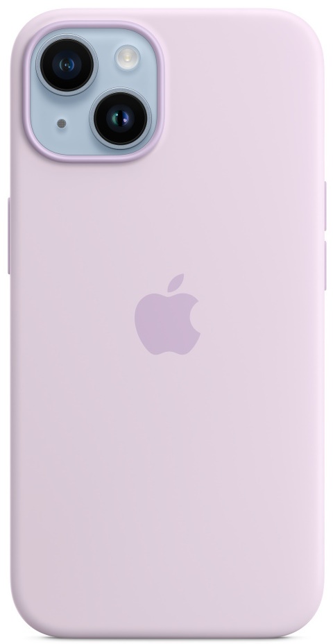 Husa de protecție Apple iPhone 14 Silicone Case with MagSafe Lilac
