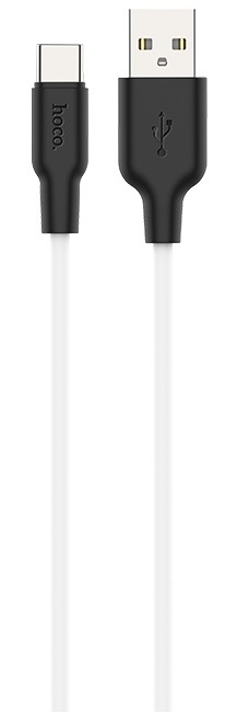 Cablu USB Hoco X21 Plus Type-C 2m Black/White