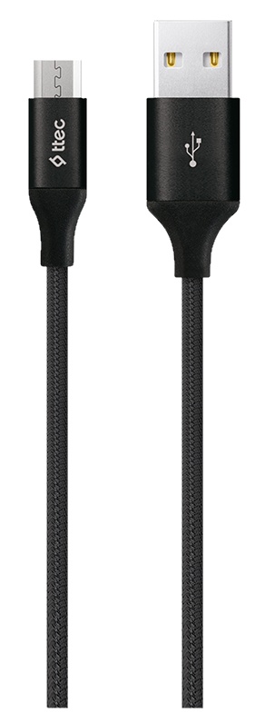 USB Кабель Ttec USB to Micro USB 2m Alumi XL Black (2DK21S)