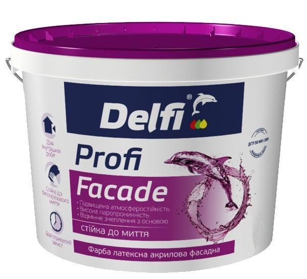 Краска Delfi Profi Facade 1.4kg