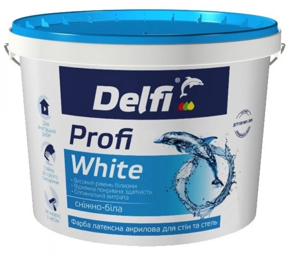 Vopsea Delfi Profi White 1.4kg