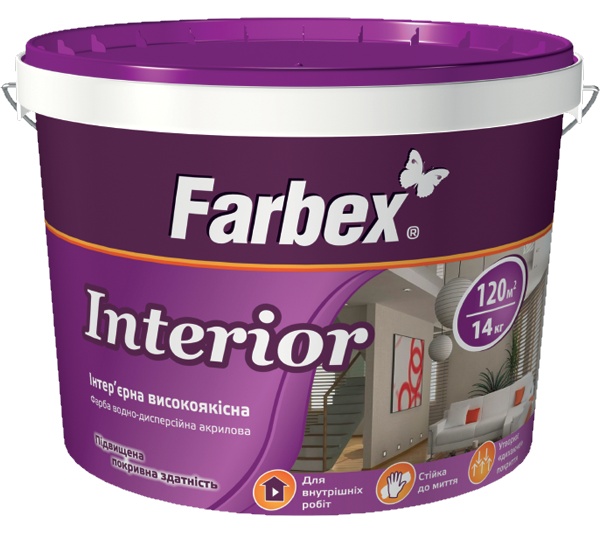 Краска Farbex Interior White 4.2kg