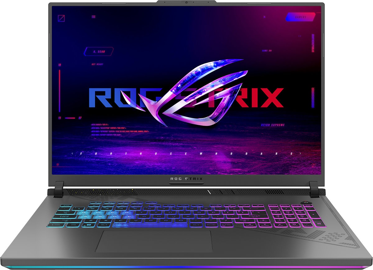Ноутбук Asus ROG Strix G18 G814JV Eclipse Gray (i9-13980HX 16Gb 1Tb RTX4060)