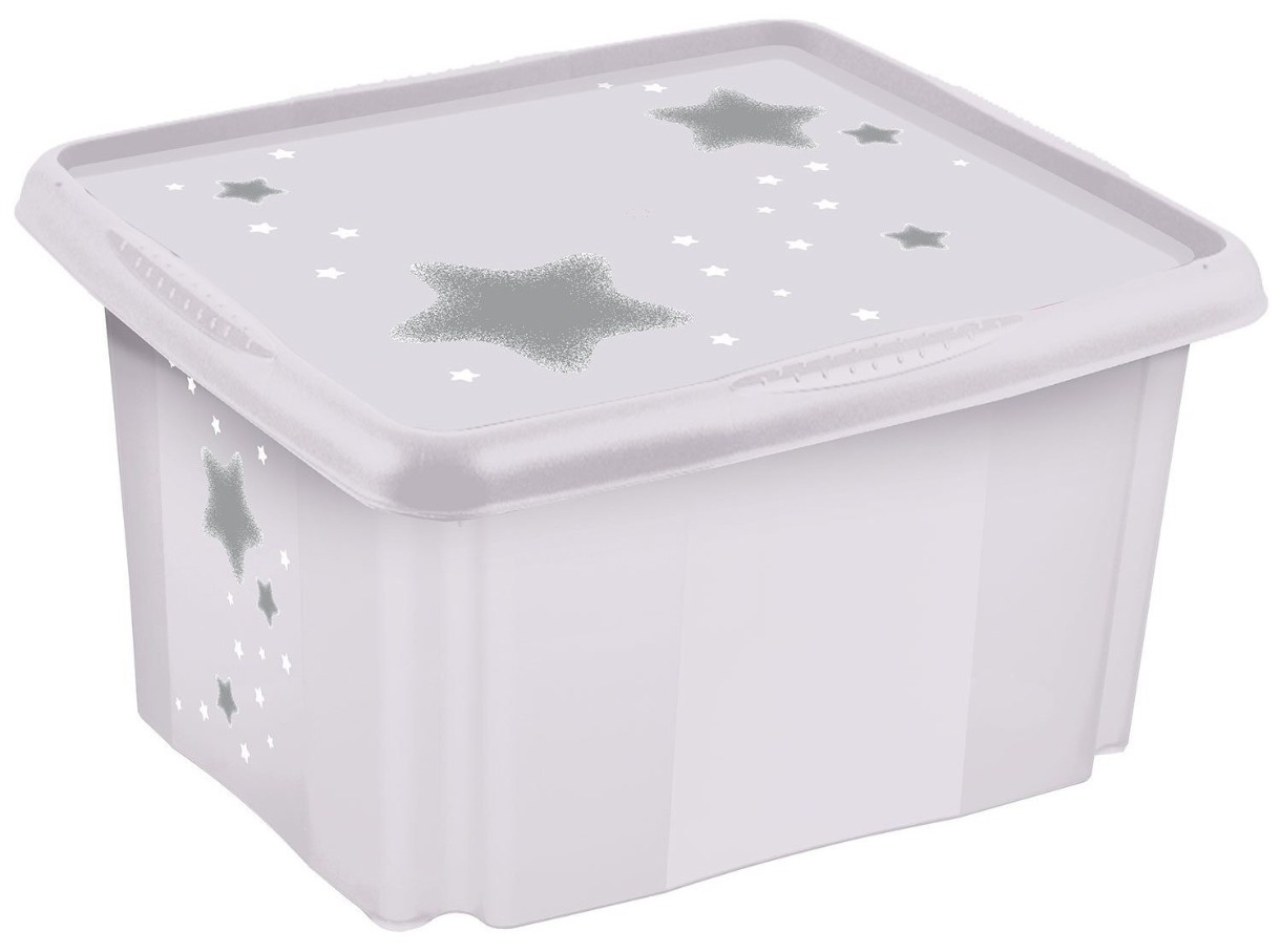 Контейнер для игрушек Keeeper Stars White (12240519) 15L