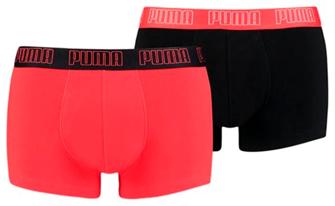 Сhiloţi pentru bărbați Puma Basic Trunk 2P Red/Black M (100000884002)