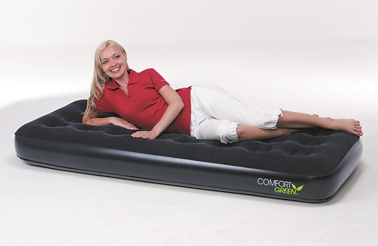 Надувной матрас Bestway Comfort Green flocked Air Bed