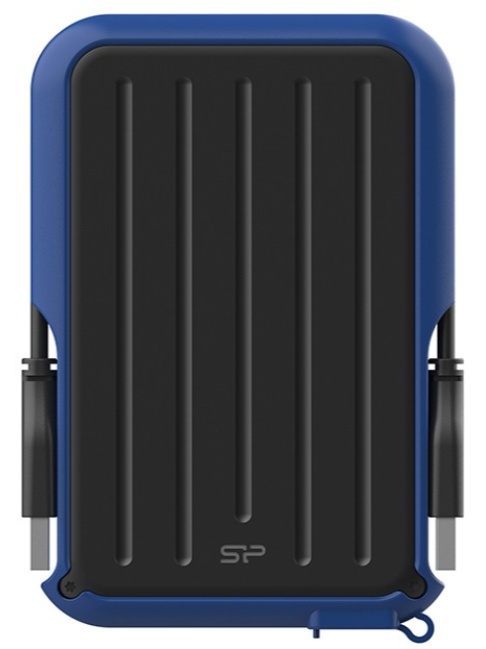 Внешний жесткий диск Silicon Power Armor A66 5Tb Black/Blue (SP050TBPHD66LS3B)