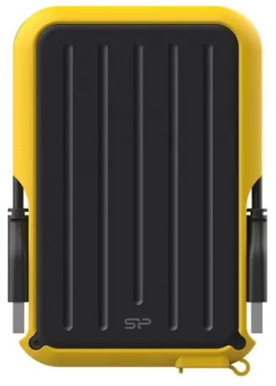 Внешний жесткий диск Silicon Power Armor A66 5Tb Black/Yellow (SP050TBPHD66LS3Y)