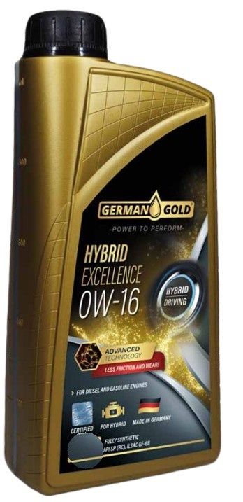 Ulei de motor German Gold Hybrid Excellence 0W-16 1L