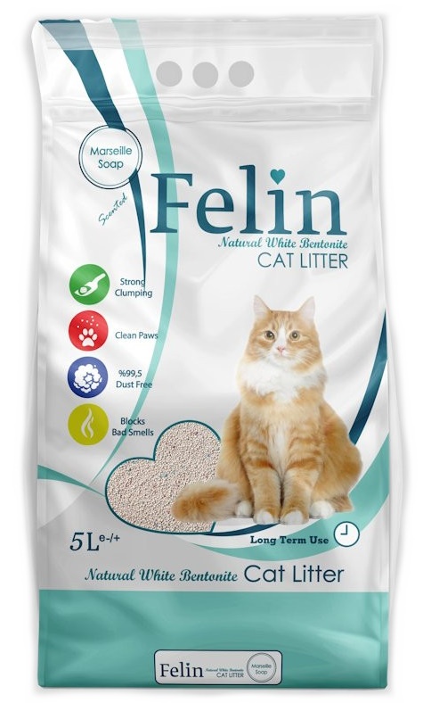 Asternut igienic pentru pisici Felin Marseille Soap 5 L