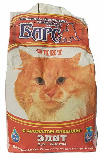 Наполнитель для кошек Барс Elite 4x5kg