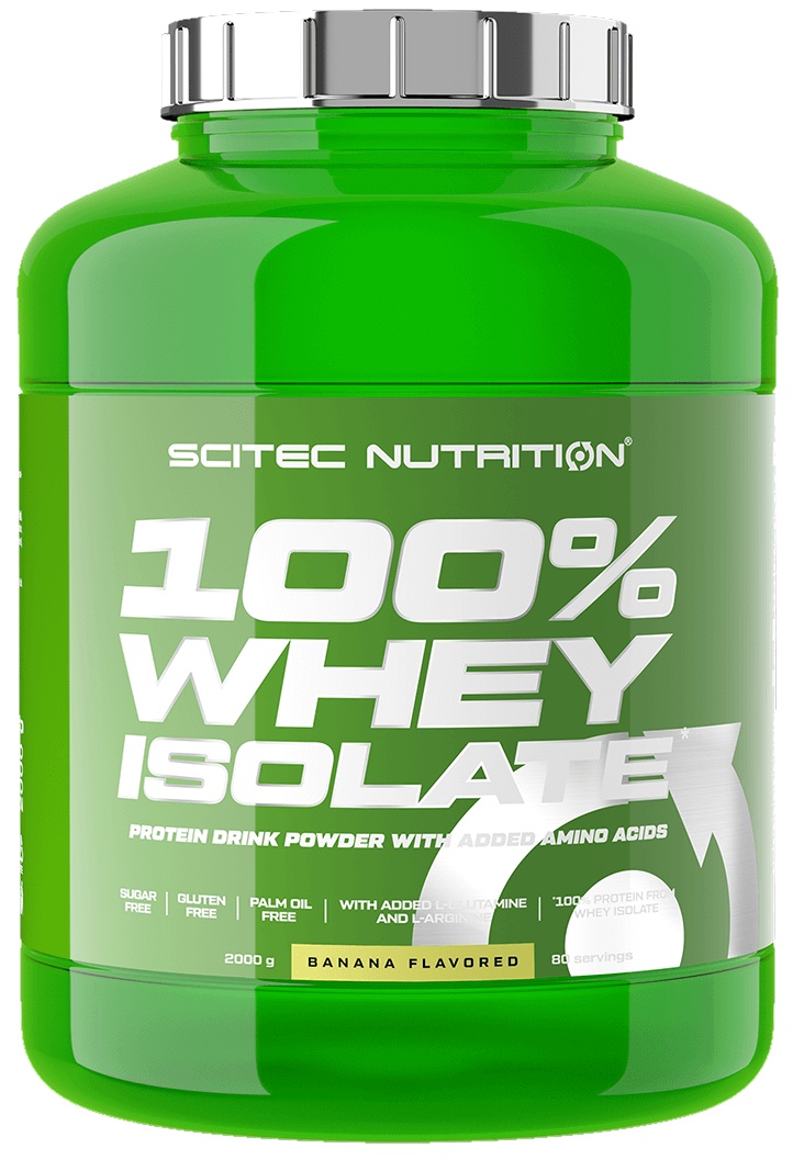 Протеин Scitec-nutrition 100% Whey Isolate 2000g Banana