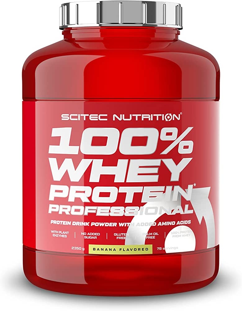 Протеин Scitec-nutrition 100% Whey Protein Professional 2350g Banana