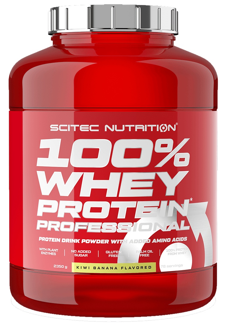 Протеин Scitec-nutrition 100% Whey Protein Professional 2350g Kiwi & Banana