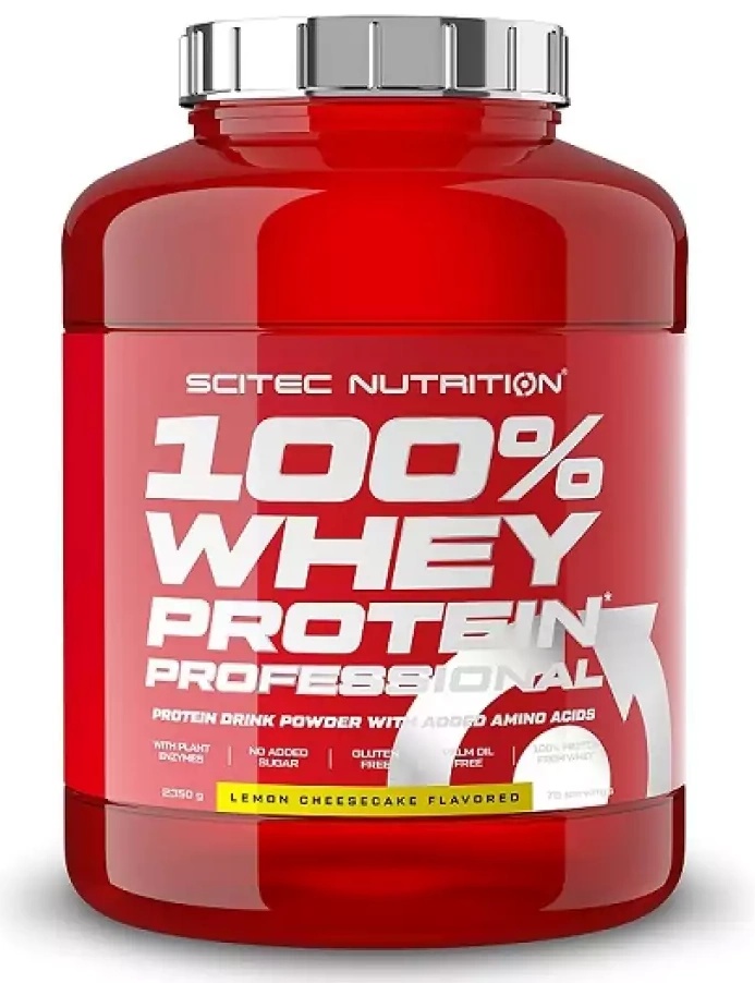 Протеин Scitec-nutrition 100% Whey Protein Professional 2350g Lemon Cheesecake