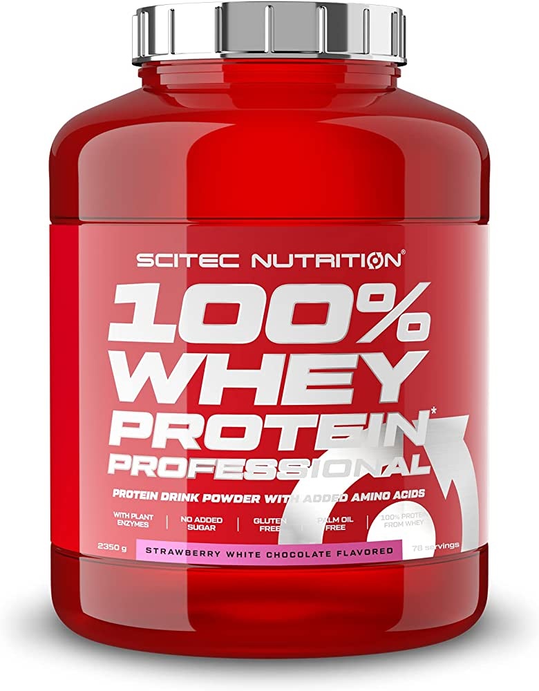 Протеин Scitec-nutrition 100% Whey Protein Professional 2350g Strawberry White Chocolate