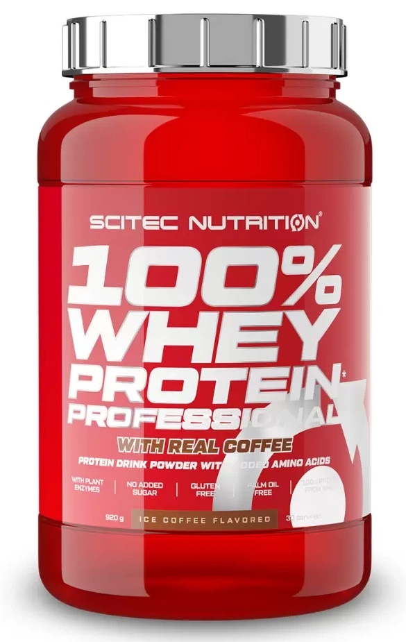 Proteină Scitec-nutrition 100% Whey Protein Professional 920g Ice Coffee