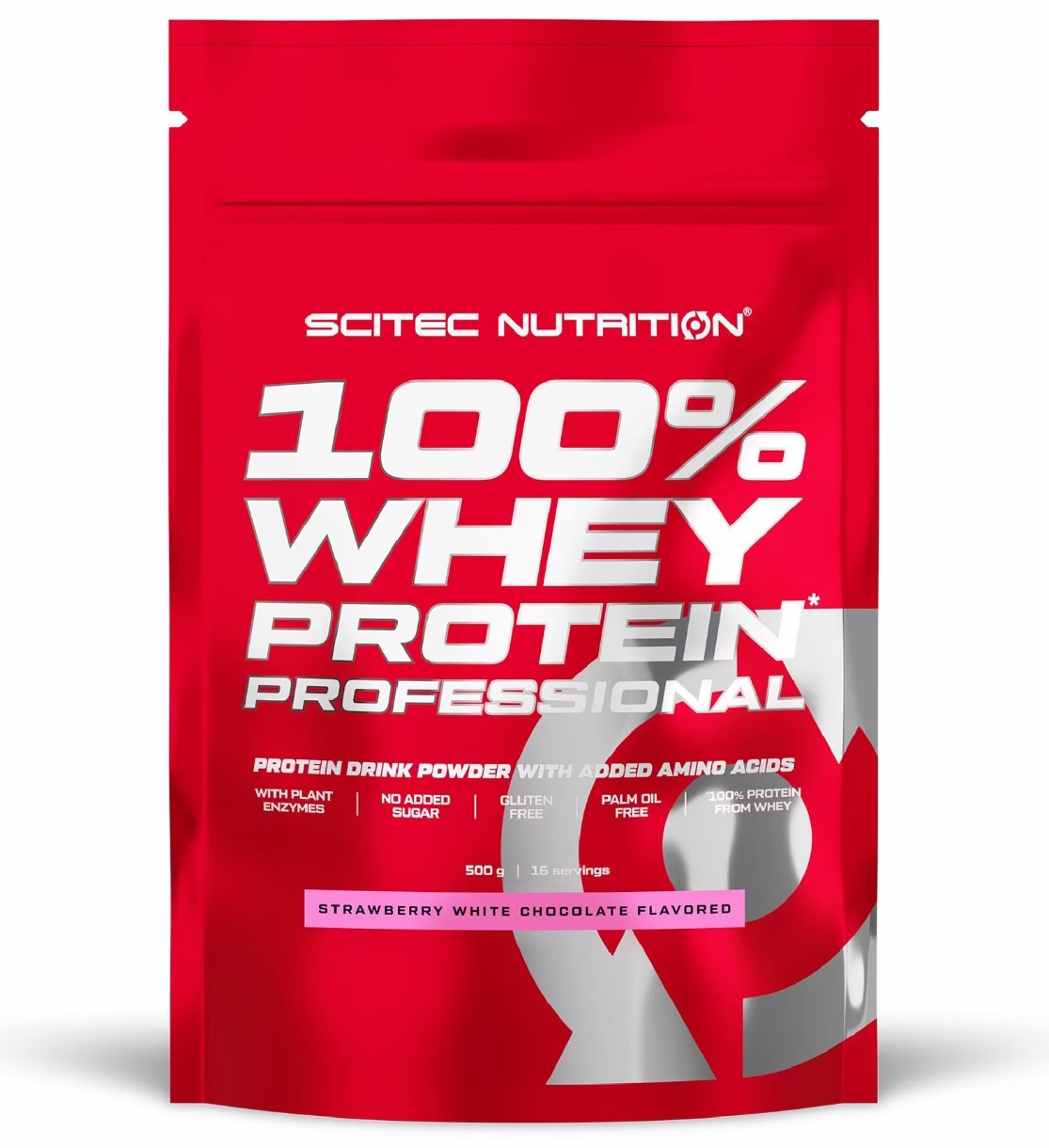 Proteină Scitec-nutrition 100% Whey Protein Professional 500g Strawberry White Chocolate