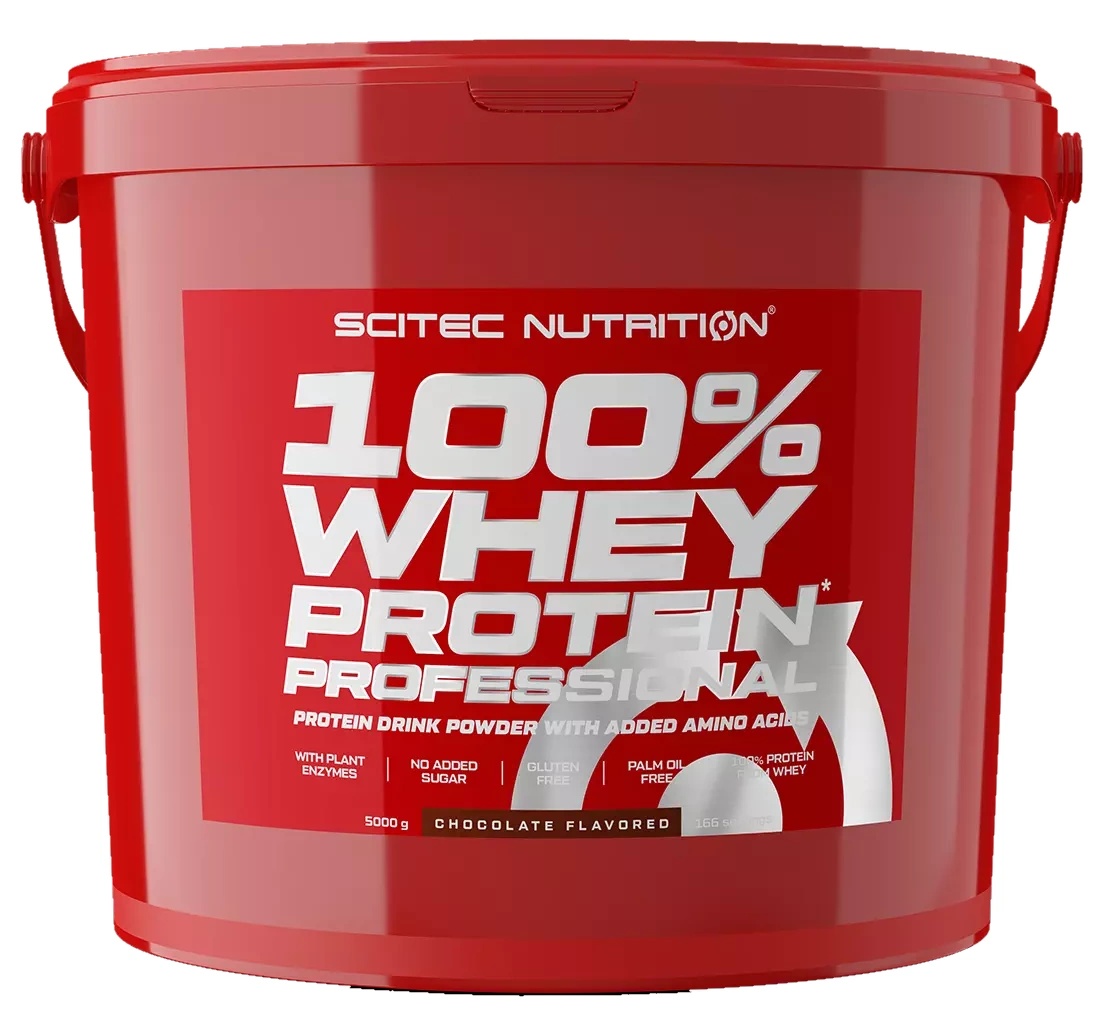 Proteină Scitec-nutrition 100% Whey Protein Professional 5000g Chocolate