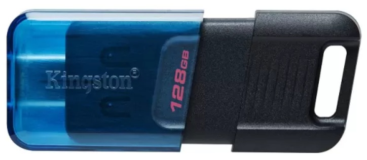 USB Flash Drive Kingston DataTraveler 80M 128Gb Black/Blue (DT80M/128GB)