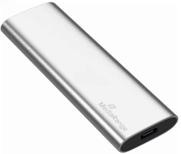 Внешний SSD MediaRange 480Gb Silver (MR1102)