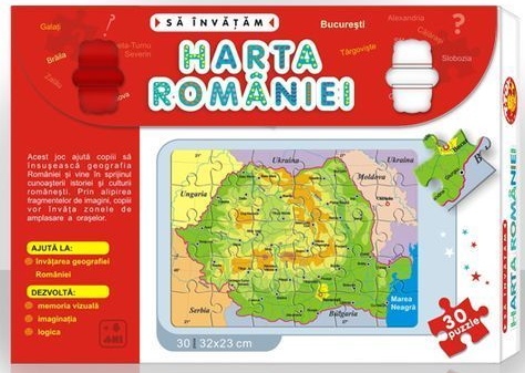 Puzzle M-Toys 30 Harta Romaniei