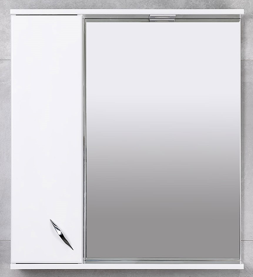 Шкаф с зеркалом Bayro Dalas 750x750 L (110189)