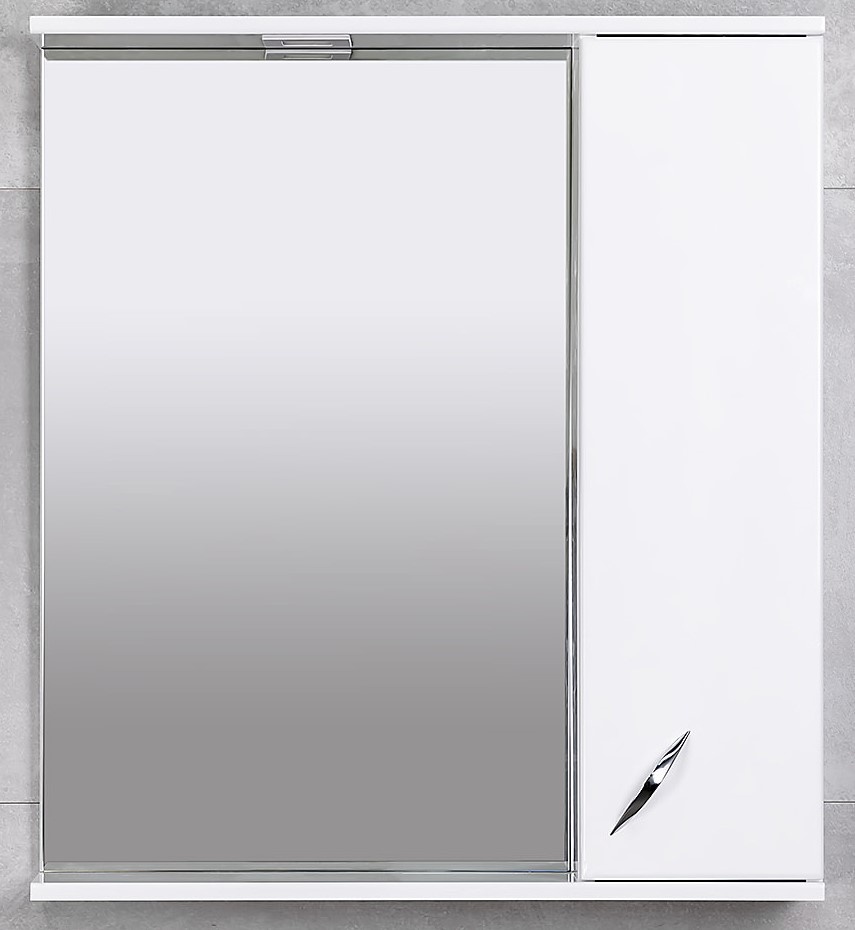 Шкаф с зеркалом Bayro Dalas 750x750 R (110190)
