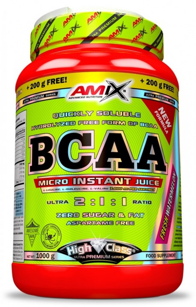 Аминокислоты Amix BCAA Micro-Instant Juice Raspberry Lemonade 1000g