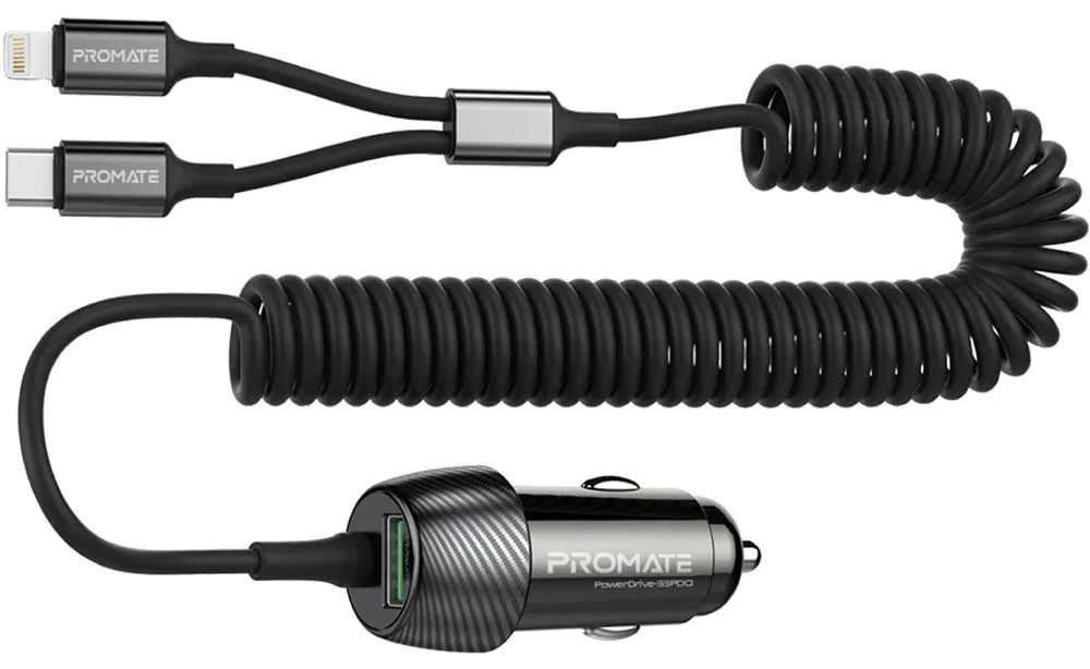 Încărcător auto Promate AISPOWERDRIVE33PDCI