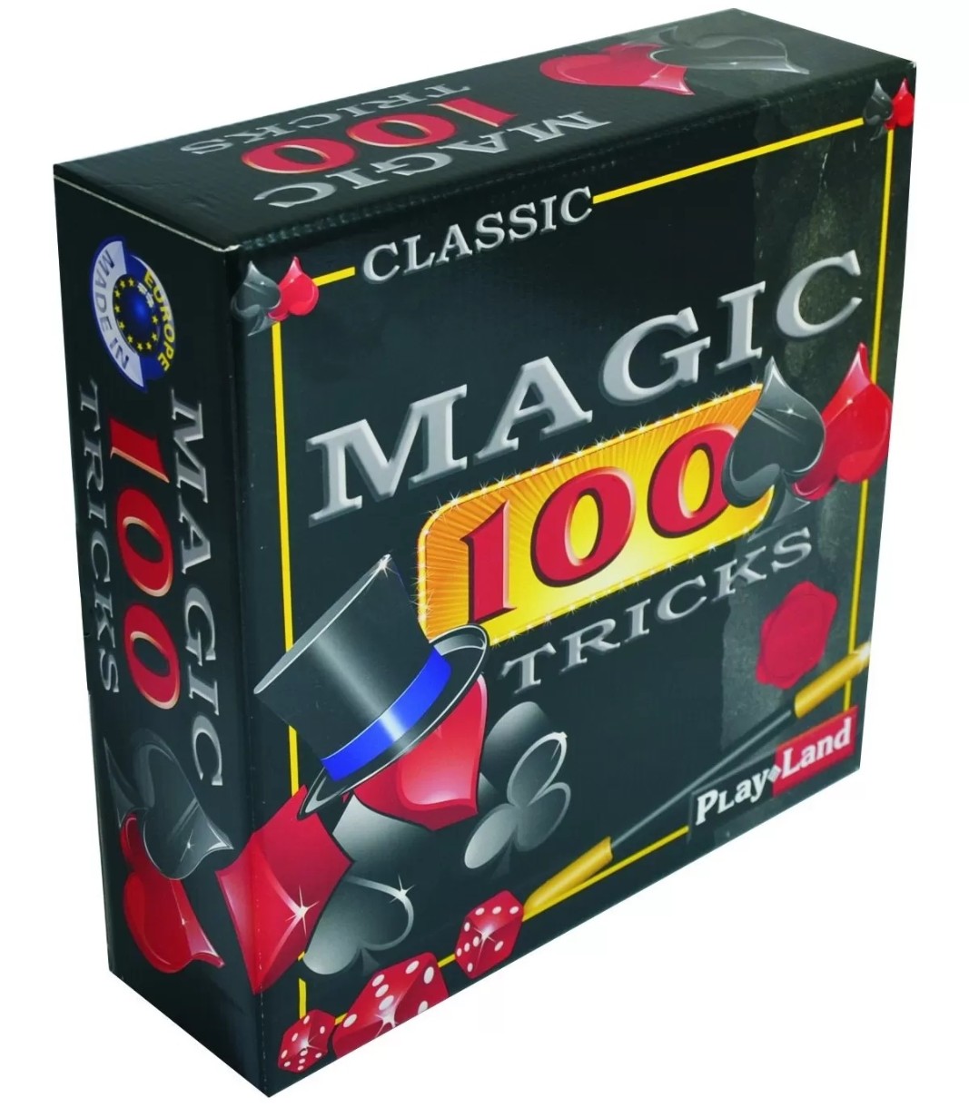 Joc educativ de masa PlayLand 100 de Trucuri Magice L-137 RO