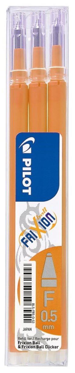 Стержень для гелевых ручек Pilot BLS-FR5-O-S3 3pcs
