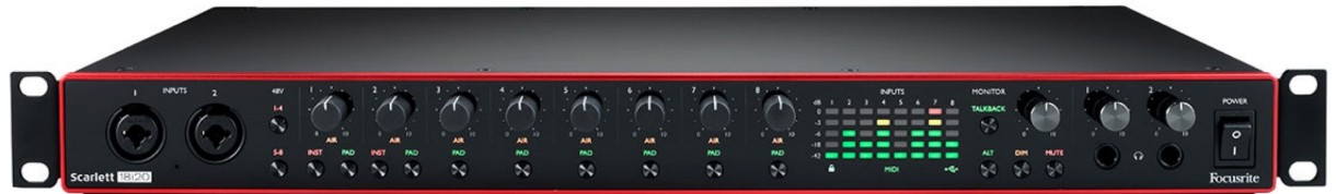 Interfață audio Focusrite Scarlett 18i20 3rd Gen
