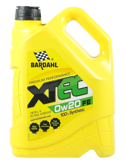 Моторное масло Bardahl XTEC 0W20 FE 5L