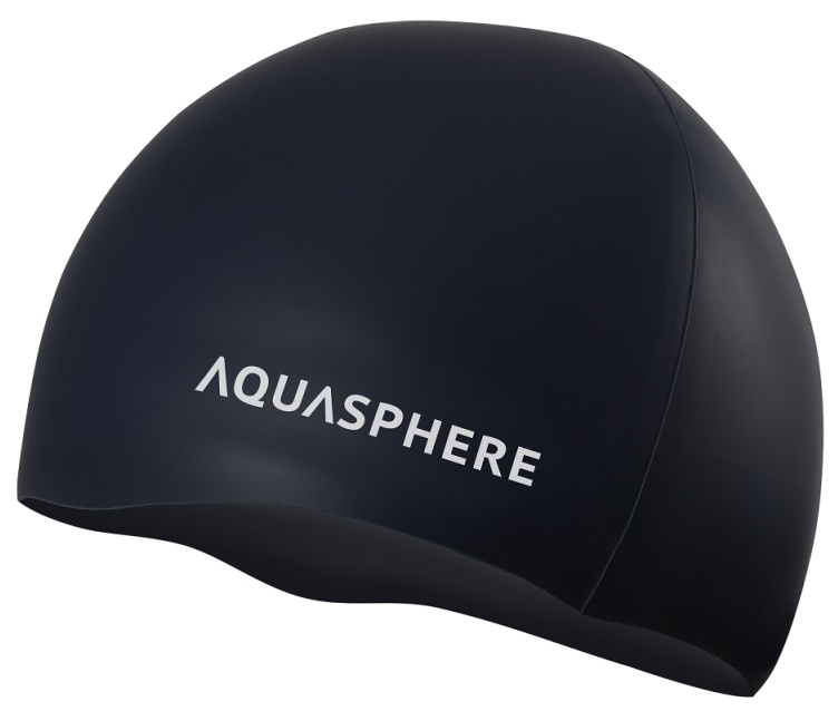 Шапочка для плавания Aqua Sphere Plain Cap Black/White