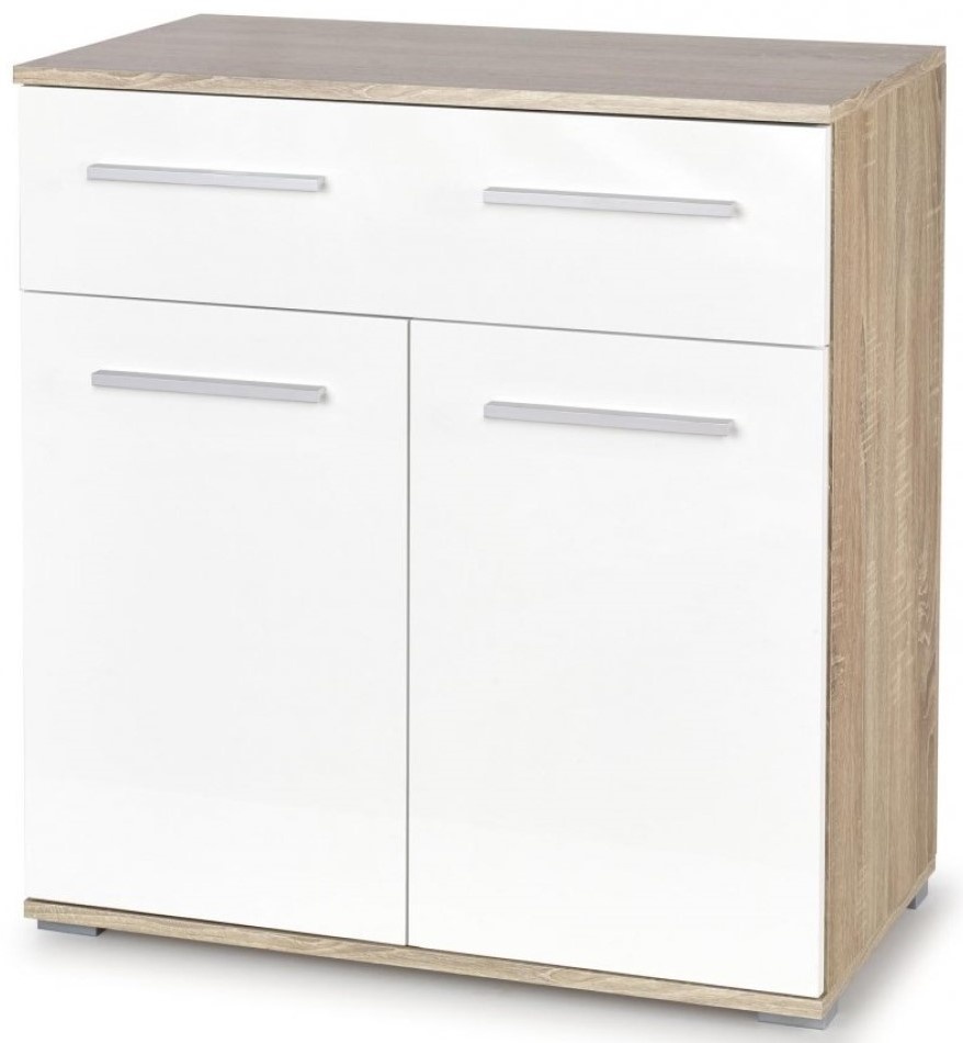 Comodă Halmar Lima KM-1 Sonoma Oak/White