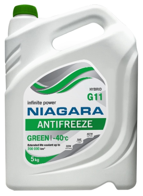 Антифриз Niagara G11 -40 Green 5kg