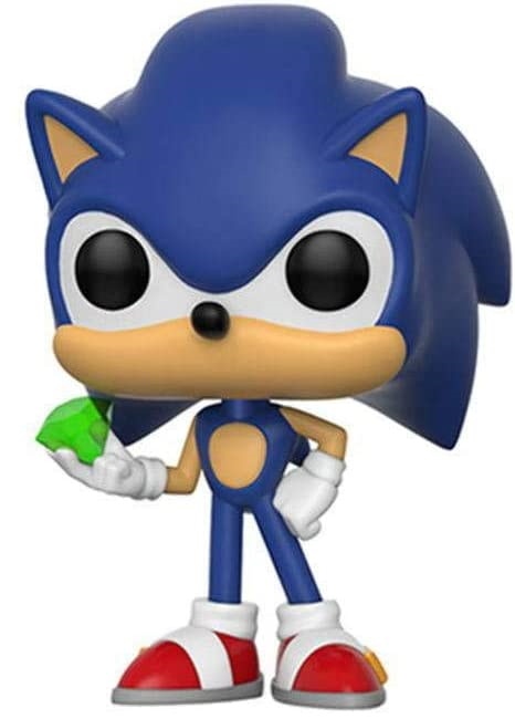 Фигурка героя Funko Pop Sonic the Hedgehog: Sonic With Emerald (20147)