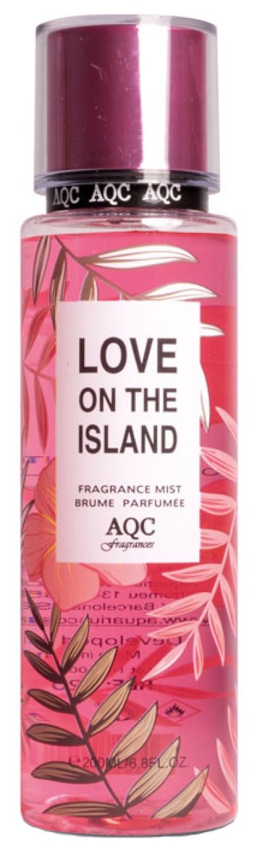 Спрей для тела AQC Fragrances Love On The Island 200ml (52016)