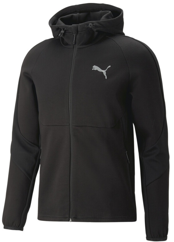Hanorac pentru bărbați Puma Evostripe Full-Zip Hoodie Dk Puma Black S