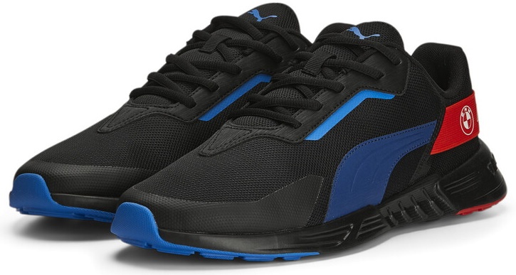 Кроссовки мужские Puma Bmw Mms Tiburion Logo Puma Black/Pro Blue/Pop Red 41