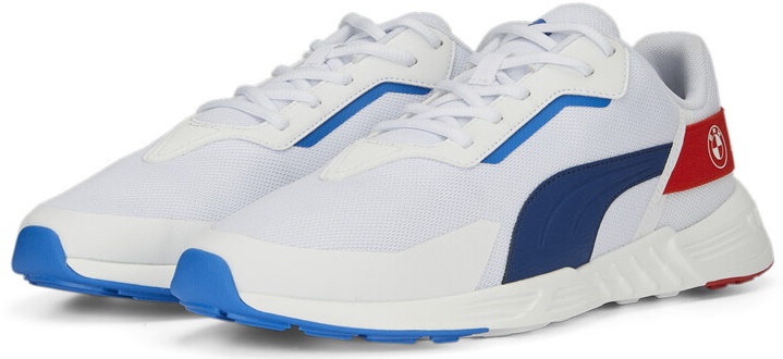 Кроссовки мужские Puma Bmw Mms Tiburion Logo Puma White/Pro Blue/Pop Red 44.5
