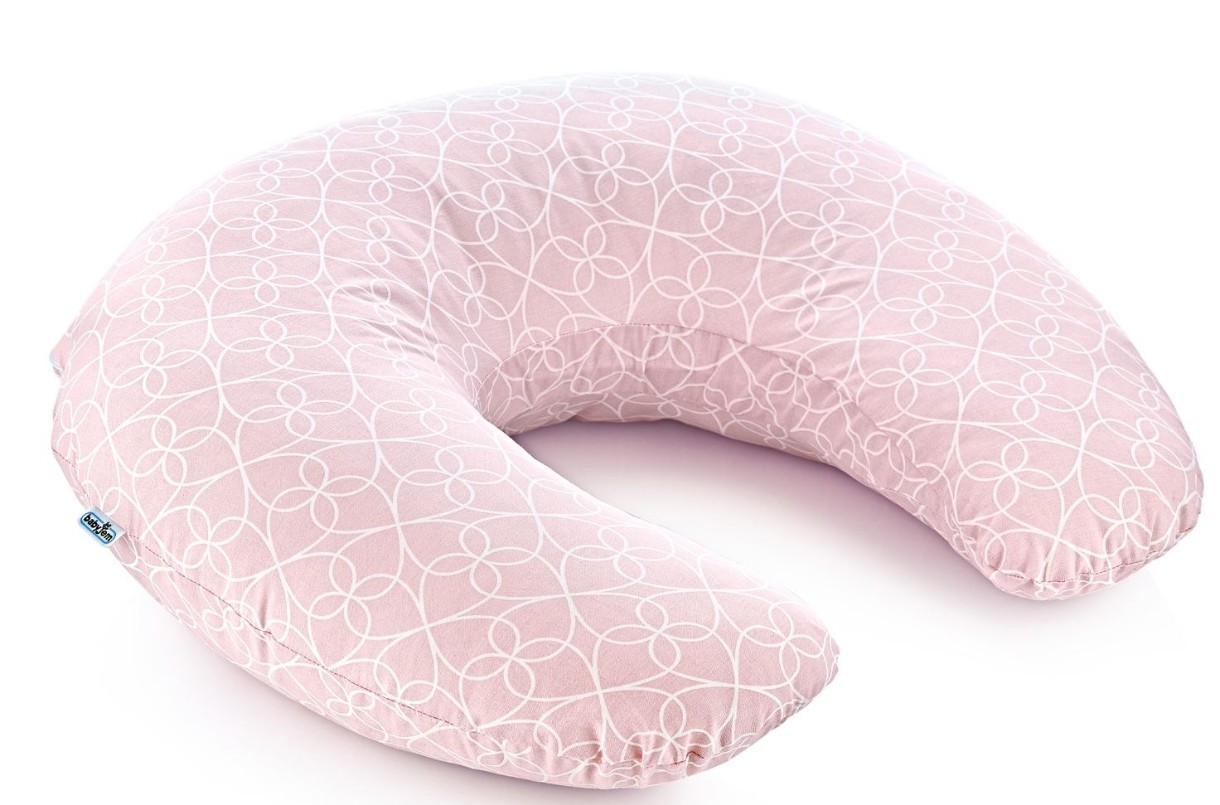 Pernă pentru alaptare BabyJem Nursing Pillow Pink (082)