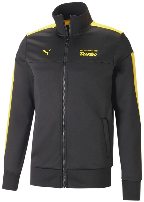 Мужская олимпийка Puma Porsche Mt7 Track Jacket Puma Black/Lemon Chrome S